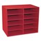Pacon Classroom Keepers 10-Shelf Organizer, Red, 17H x 21W x 12.88D P001314 - alternate 1